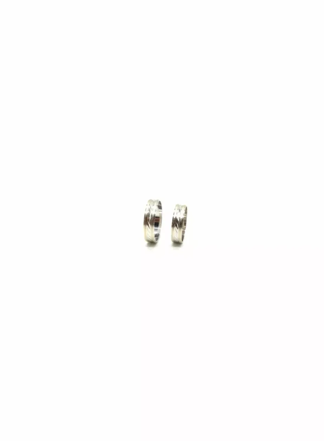 Hot Alianza brillo mate tallada bicolor 18k Alianzas De Oro | Anillos De Oro