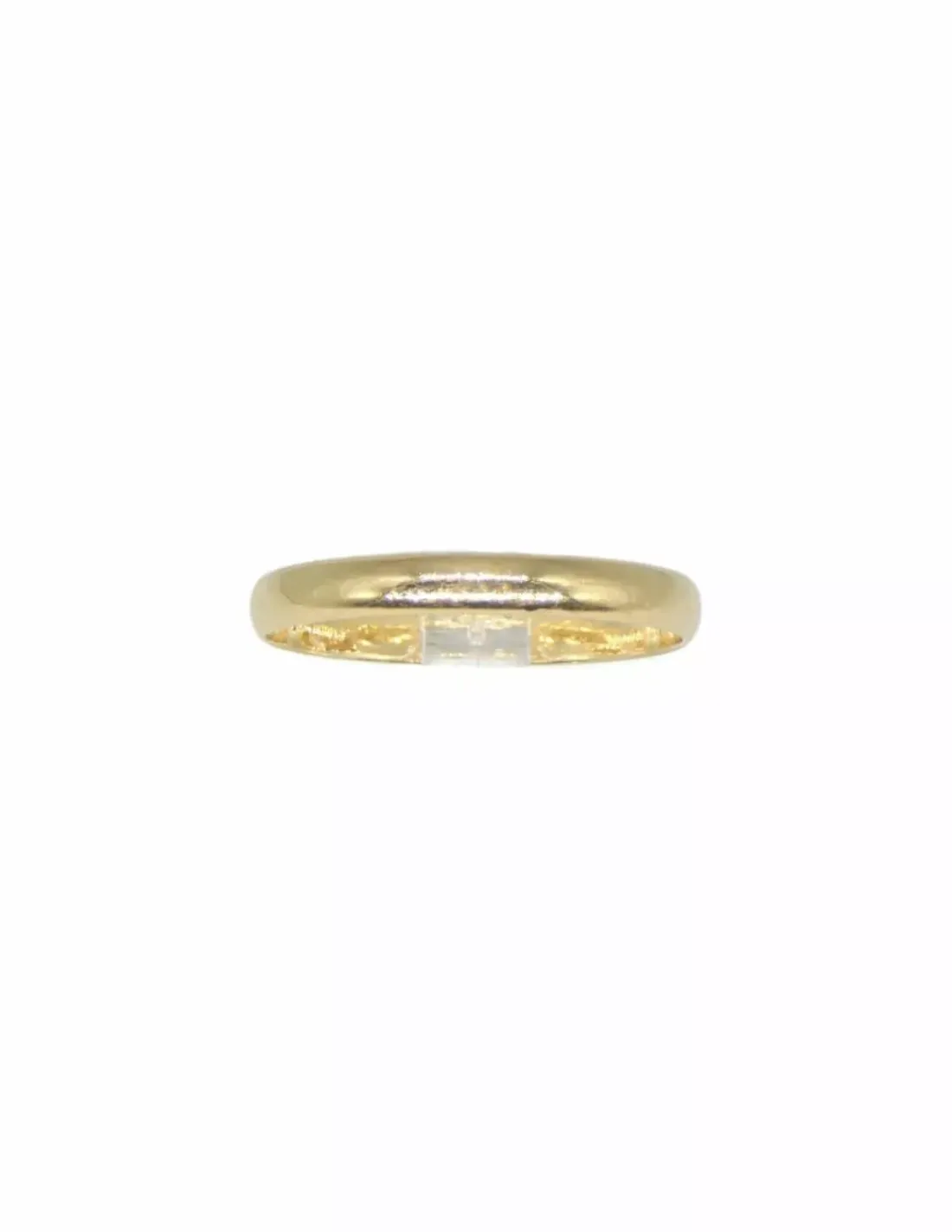 Cheap Anillo alianza lisa media caña de oro 18k - 3mm Alianzas De Oro | Anillos