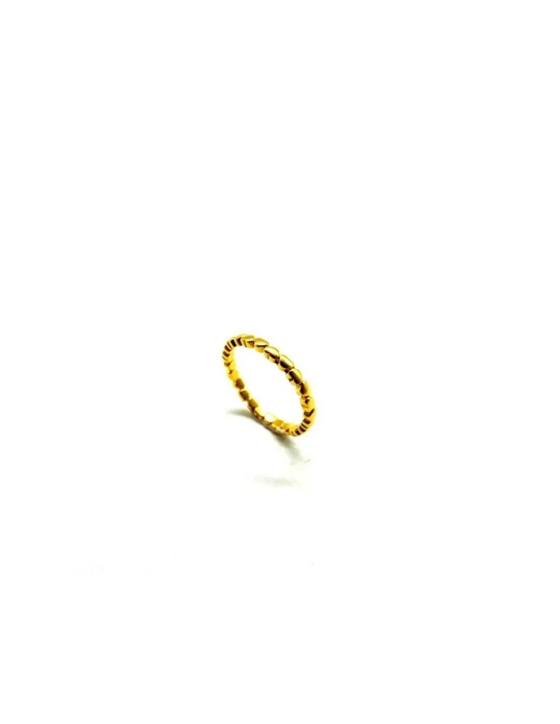 Cheap Anillo aro de corazones plata dorada Anillos De Plata | Anillos