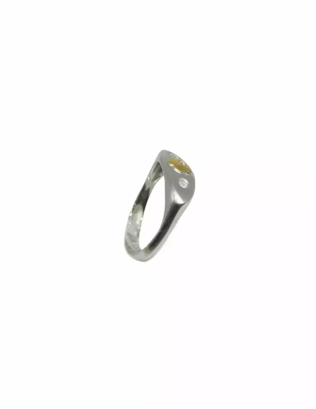 Cheap Anillo bicolor flor oro 18k -T.16 Anillos De Oro | Anillos
