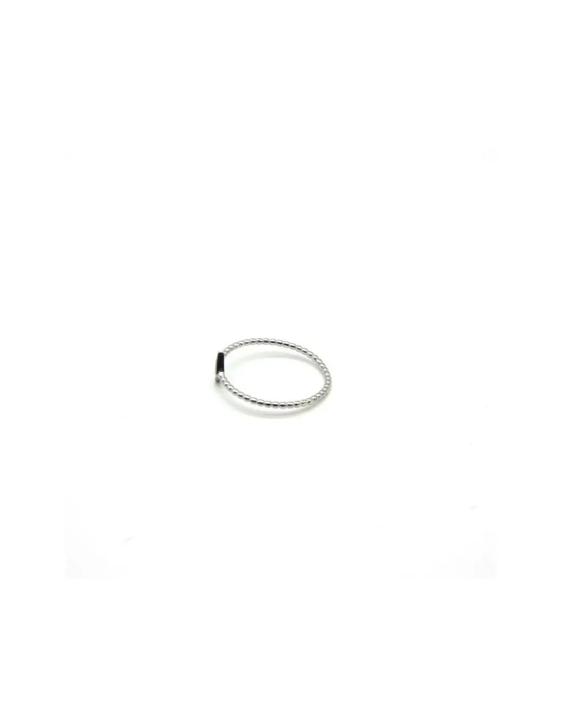 Fashion Anillo bolitas y rombo plata dorada Anillos De Plata | Anillos
