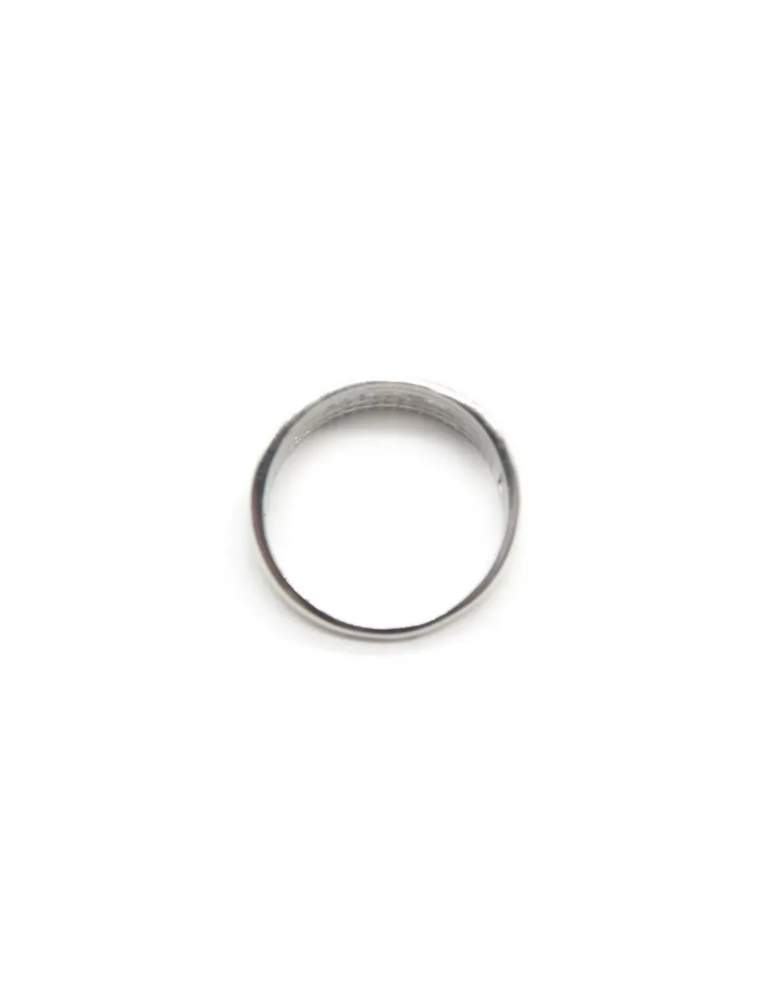 Clearance Anillo cinco bandas lisas y circonitas Plata de Ley Anillos De Plata | Anillos