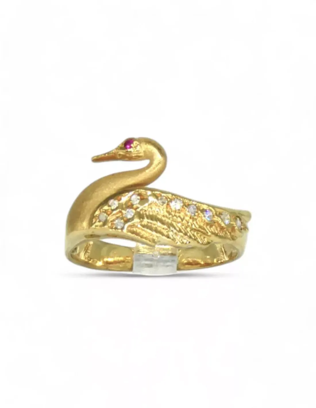 Flash Sale Anillo cisne con circonitas oro 18k - T.15 Anillos De Oro | Anillos