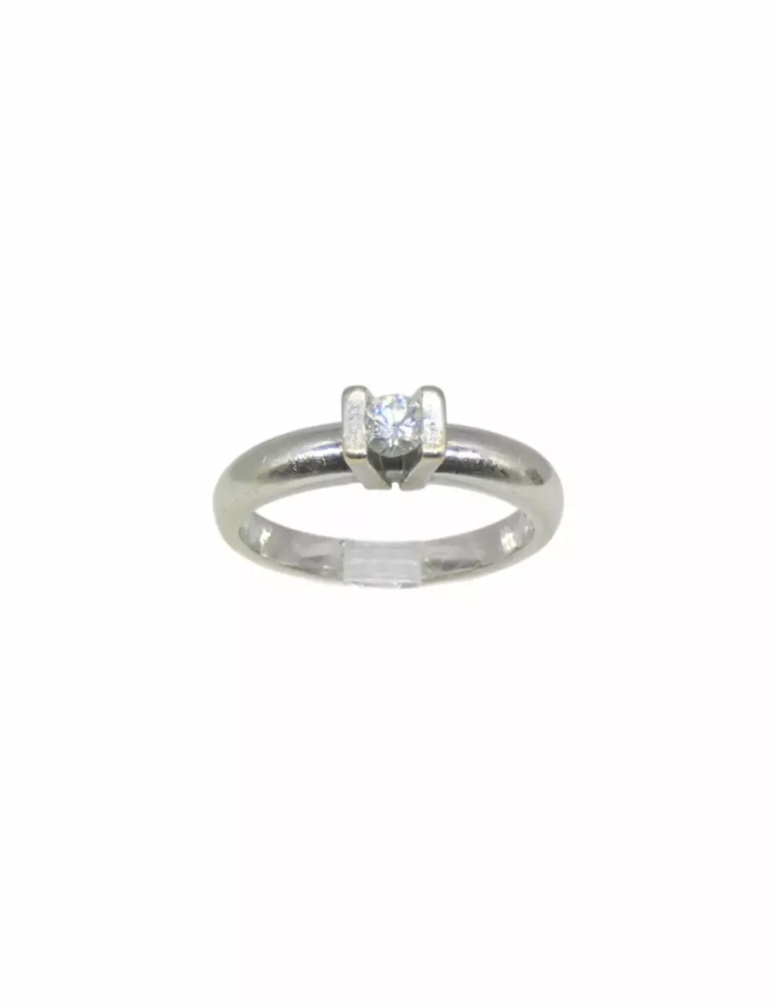 Cheap Anillo cuatro garras con diamante oro blanco 18k - T.16 Anillos Con Brillantes | Anillos De Oro Blanco