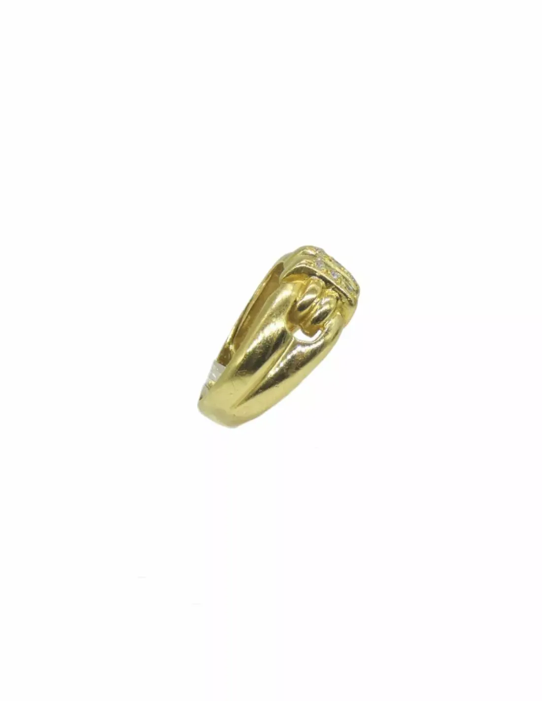 Online Anillo decoración circonitas oro 18k - T.11 Anillos De Oro | Anillos