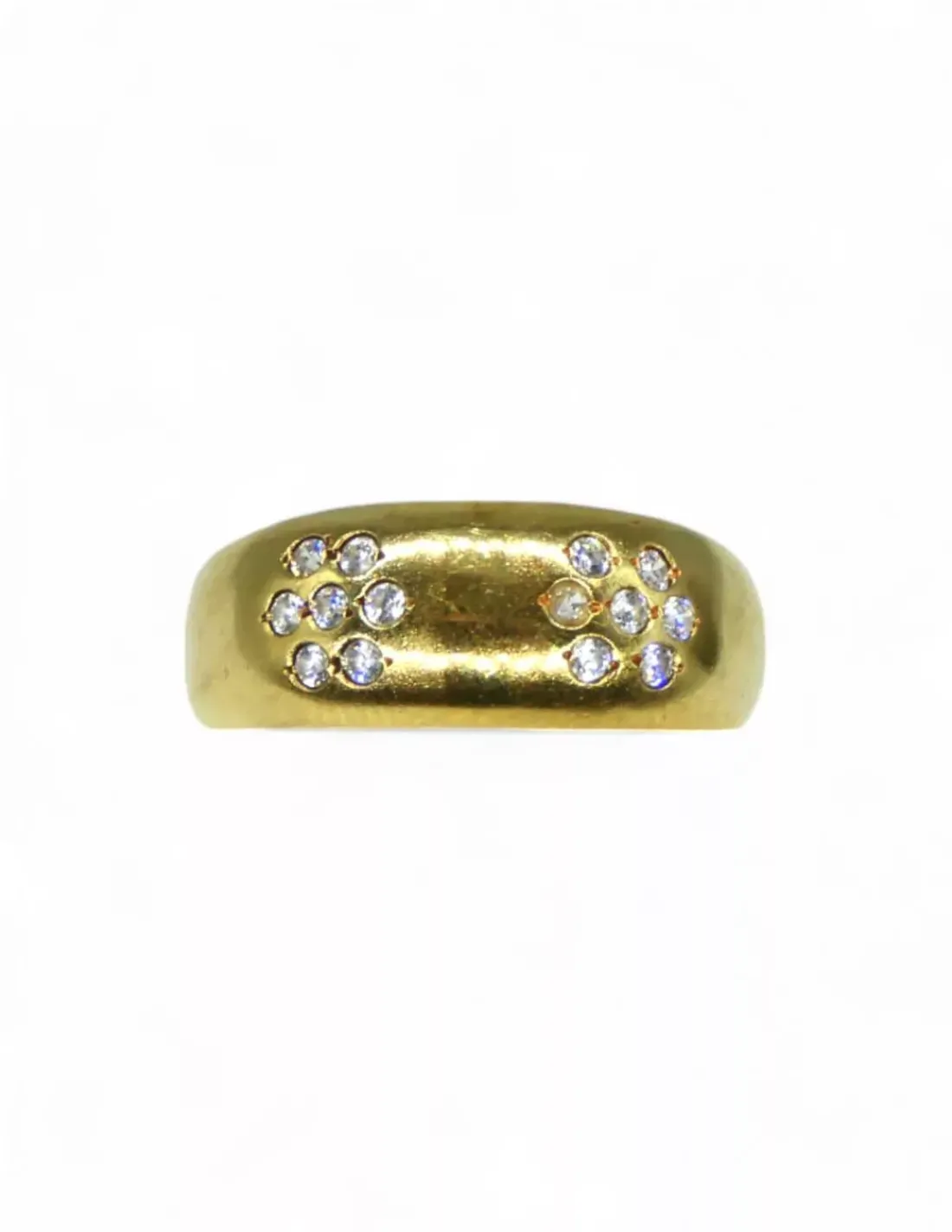 Fashion Anillo flores circonitas 18k -T.16 Anillos De Oro | Anillos