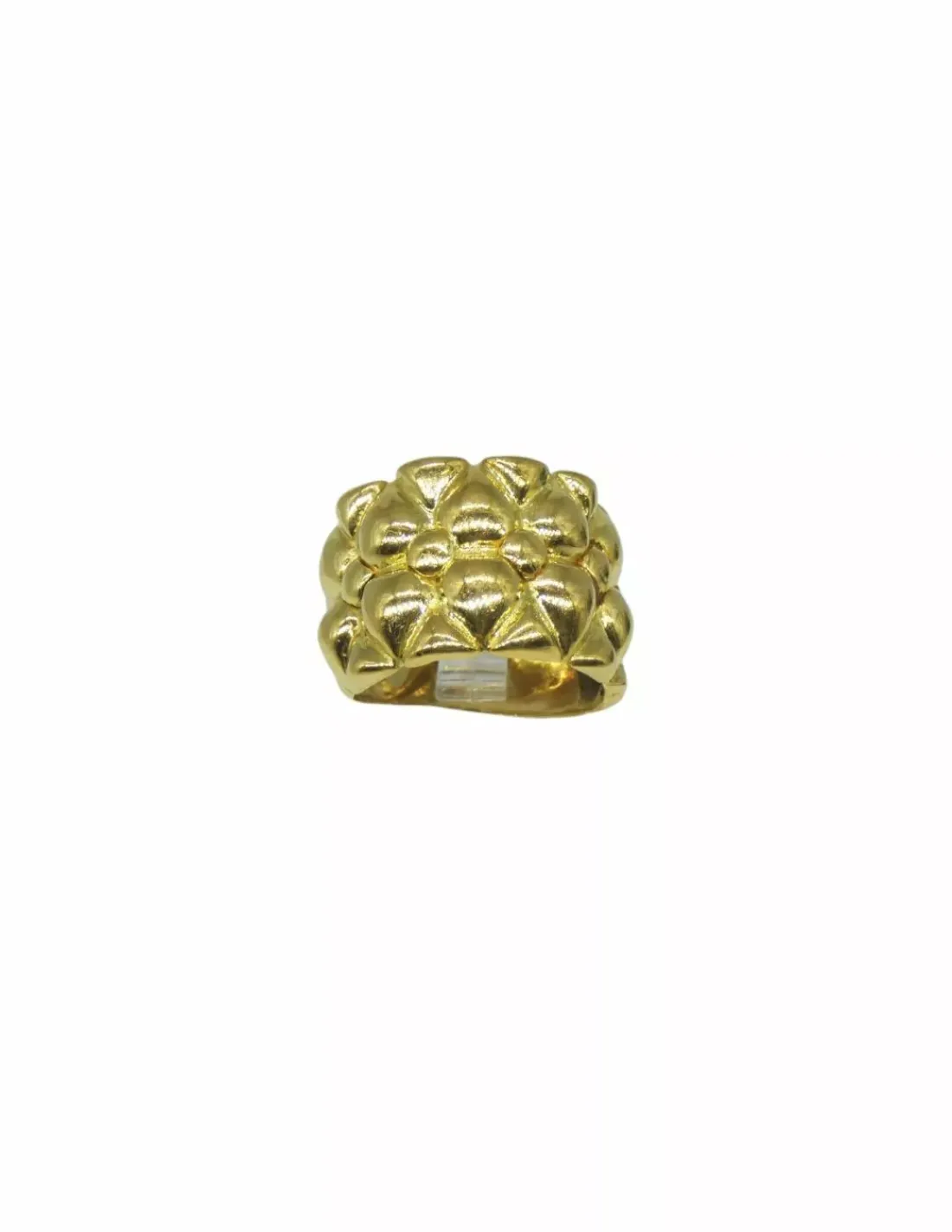 New Anillo flores relieve oro 18k - T.11 Anillos De Oro | Anillos