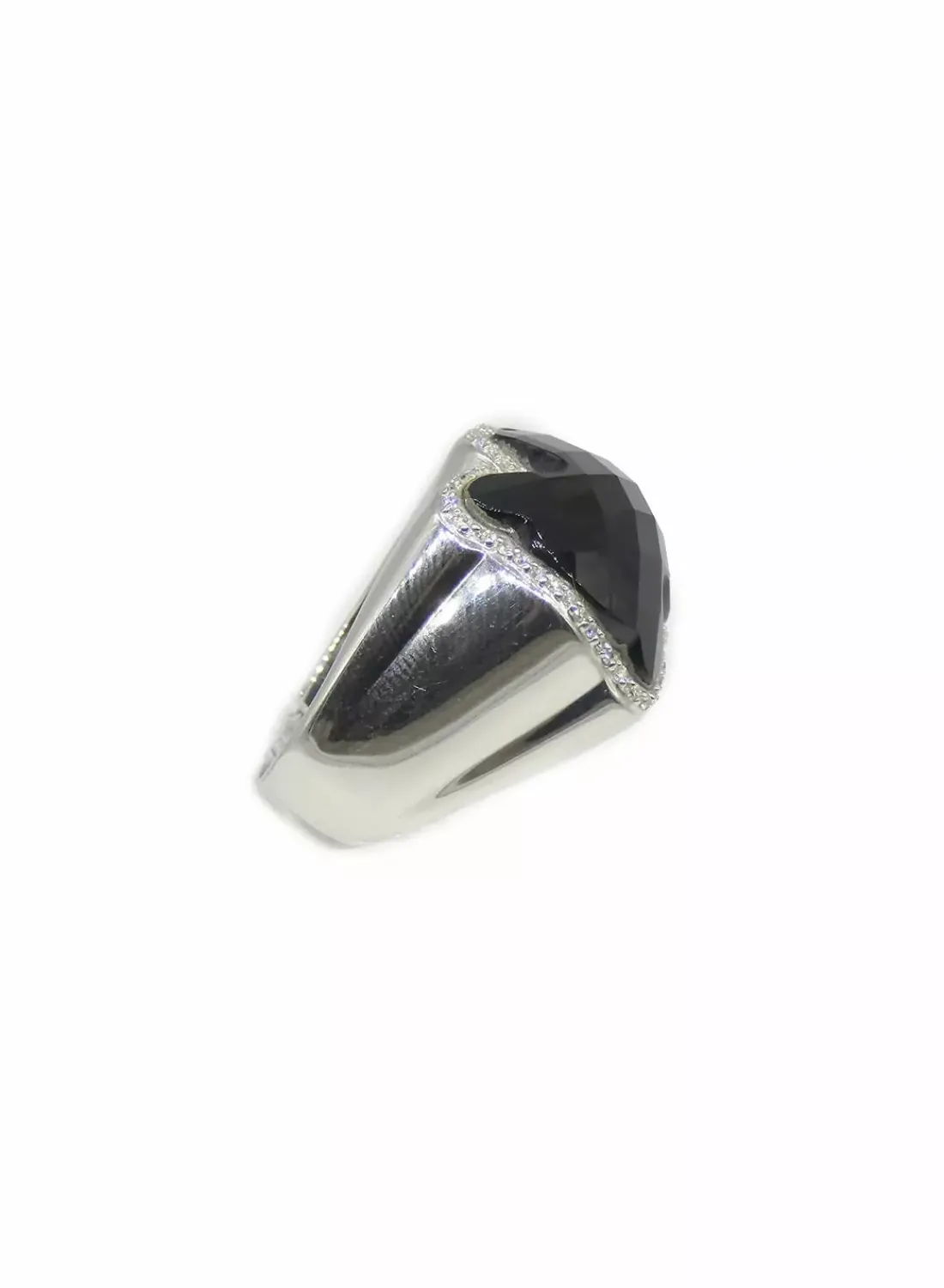 Discount Anillo TOUS color ónix y diamantes oro 18k - T.15 Anillos Con Brillantes | Pendientes Con Brillantes