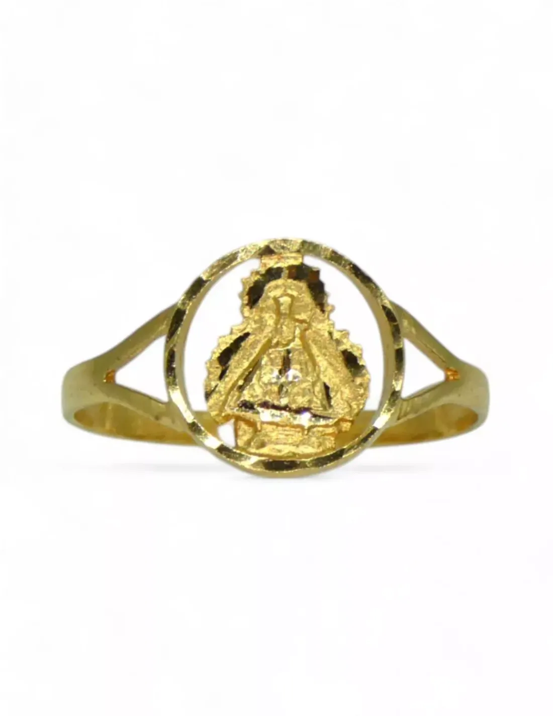 Flash Sale Anillo virgen de la cabeza orla oro 18k Anillos De Oro | Anillos