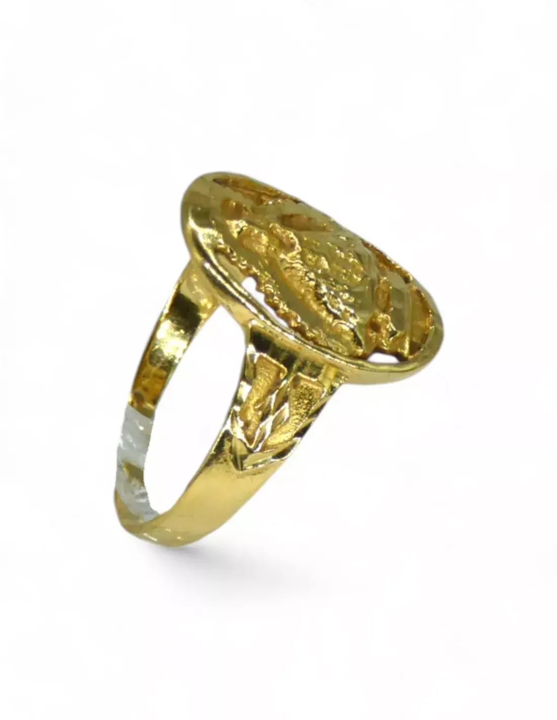 Sale Anillo virgen de la cabeza orla oro 18k - T 17 Anillos De Oro | Anillos