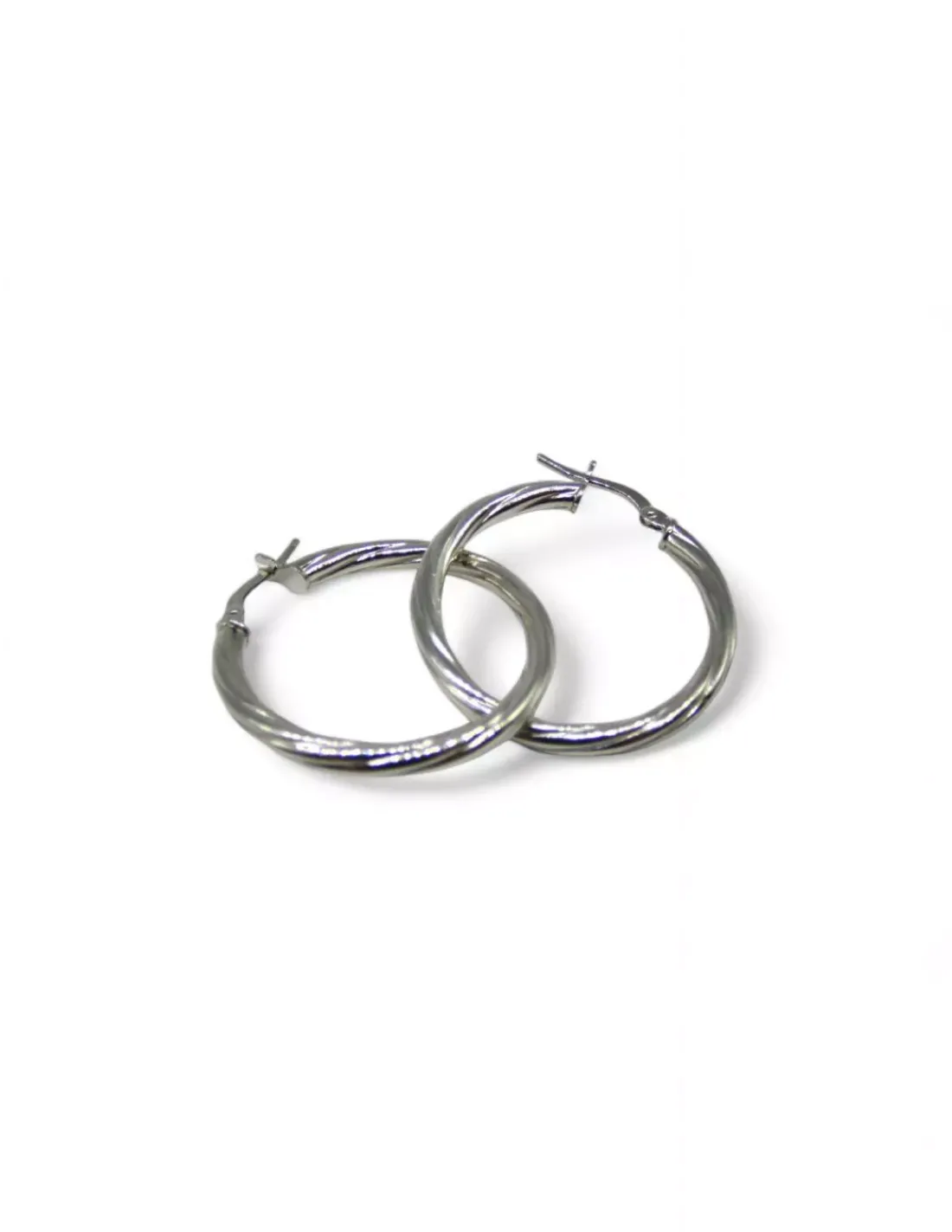 Hot Aro tubo rizado 3x25mm plata 925 Aros De Plata | Aros De Oro