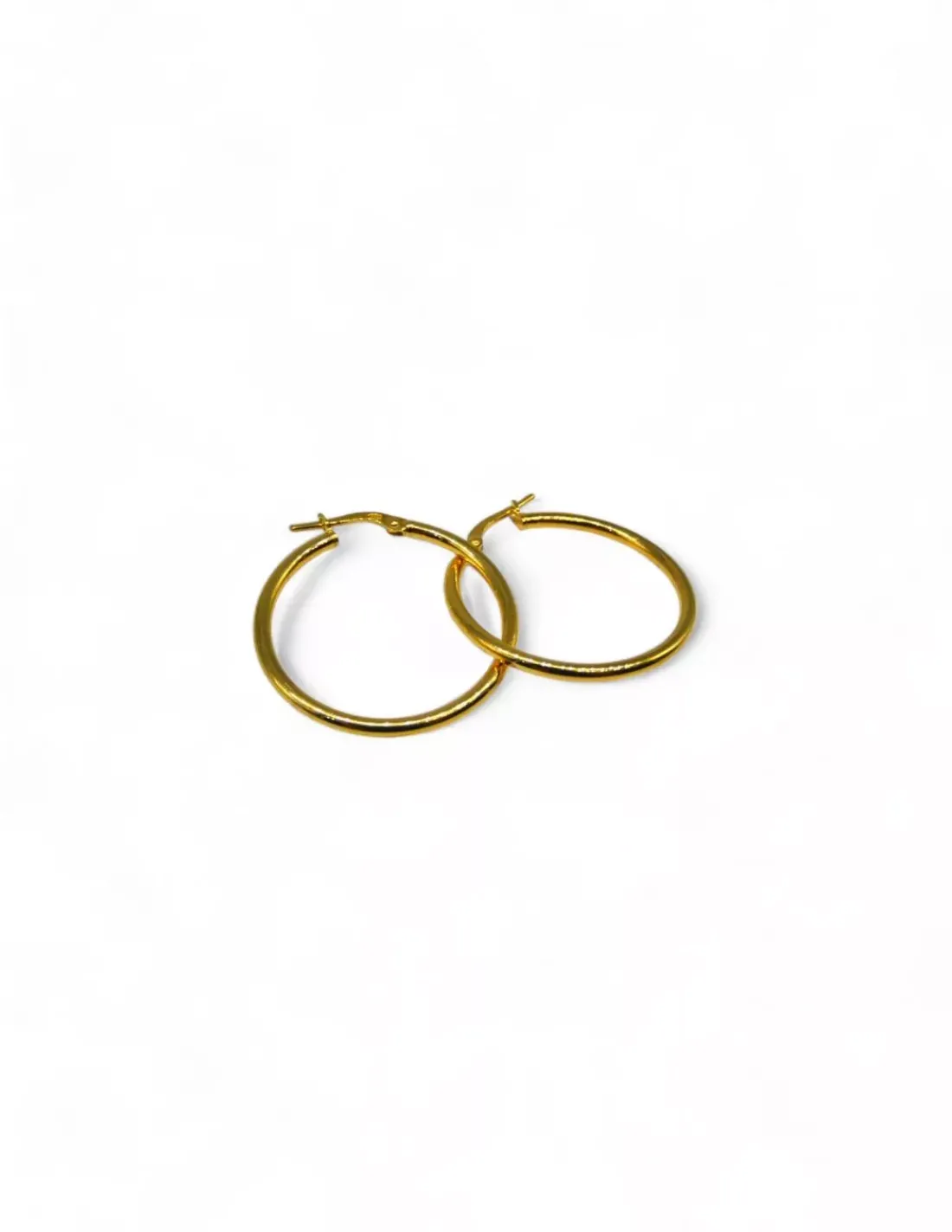 Online Aro tubo 2x29mm plata 925 chapada oro Aros De Plata