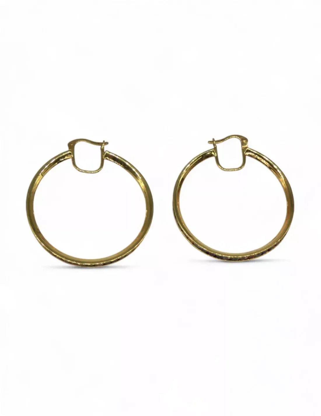 New Aros piedras multicolor oro 18k Aros De Oro