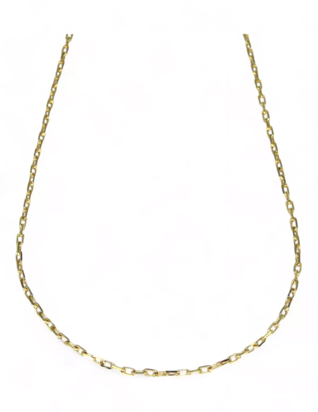 New Cadena forzada fla oro 18K - 44cm Cadenas De Oro