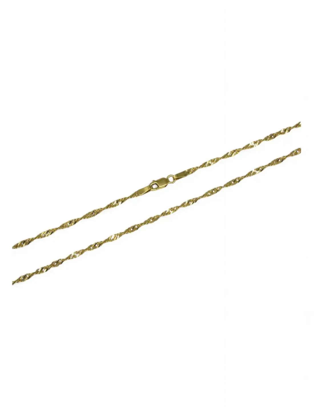 Fashion Cadena Singapur fina oro 18k - 50x0.2cm Cadenas De Oro
