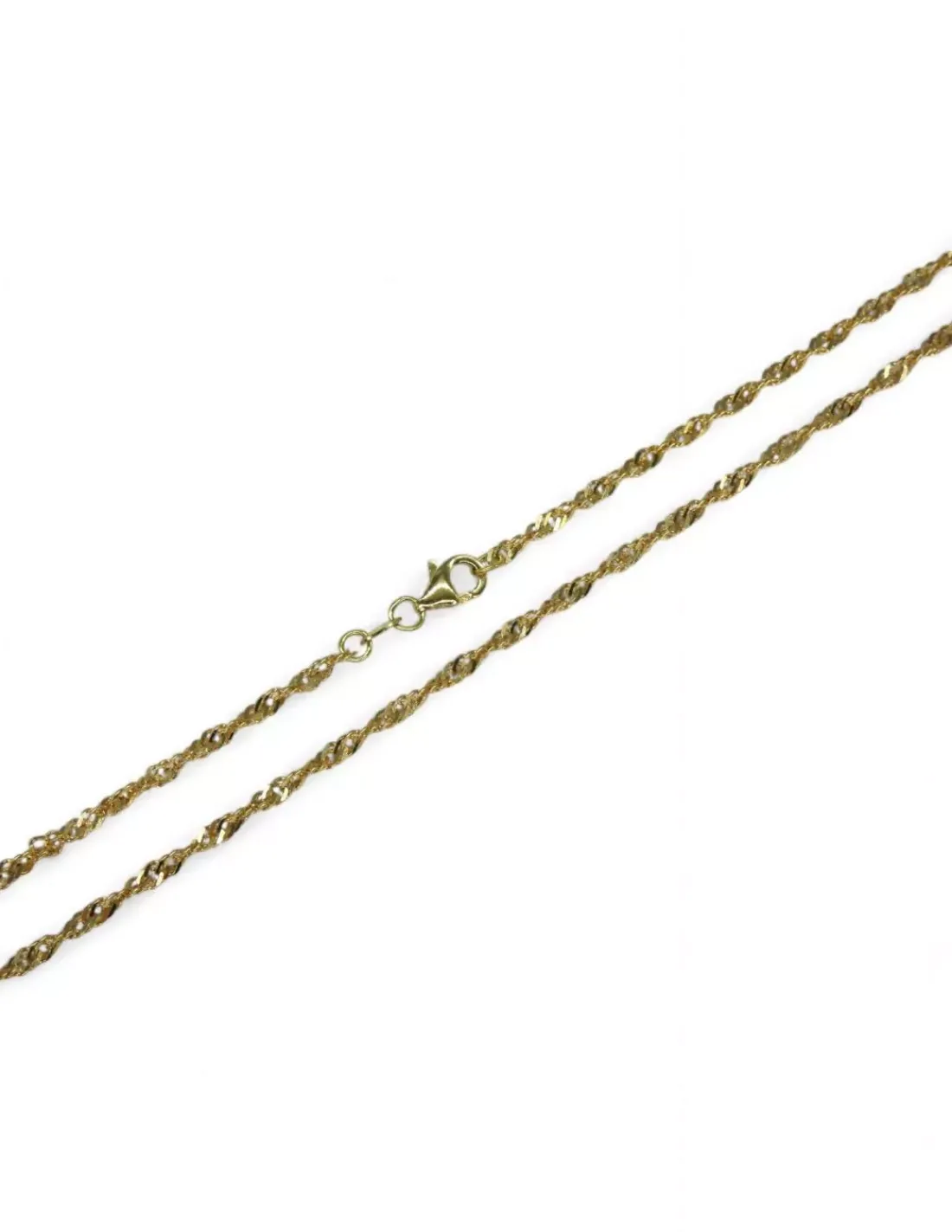 Best Cadena Singapur oro 18k - 60x0.2cm Cadenas De Oro