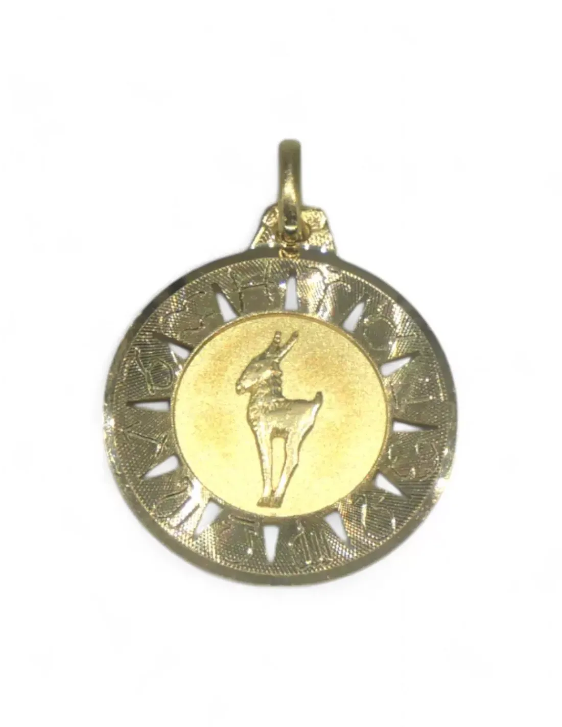 Flash Sale Colgante horóscopo Capricornio oro 18k Colgante De Horóscopo