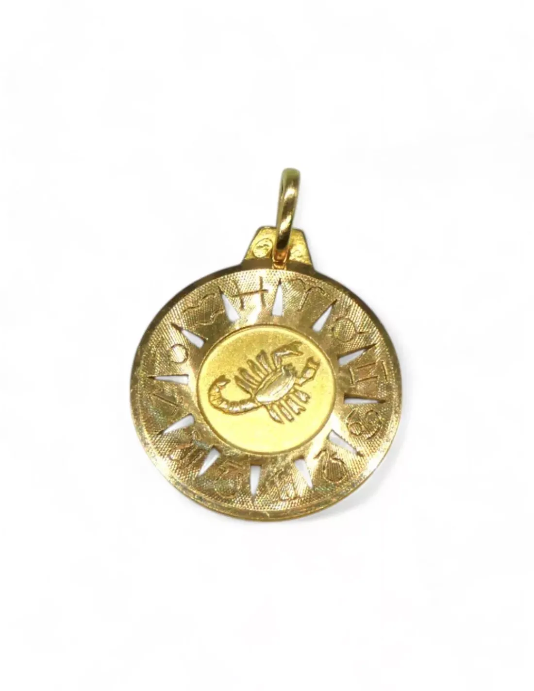Best Colgante horóscopo Escorpio oro 18k - 1,6cm Colgante De Horóscopo