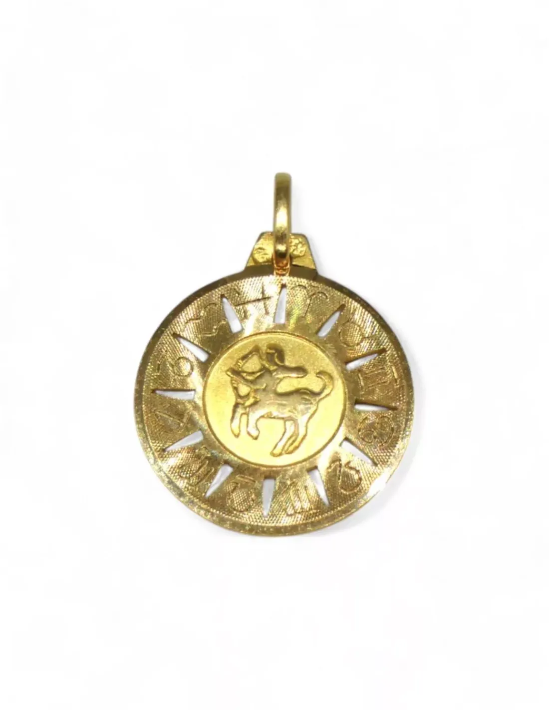 Outlet Colgante horóscopo Sagitario oro 18k - 1,6cm - 1,6gr Colgante De Horóscopo