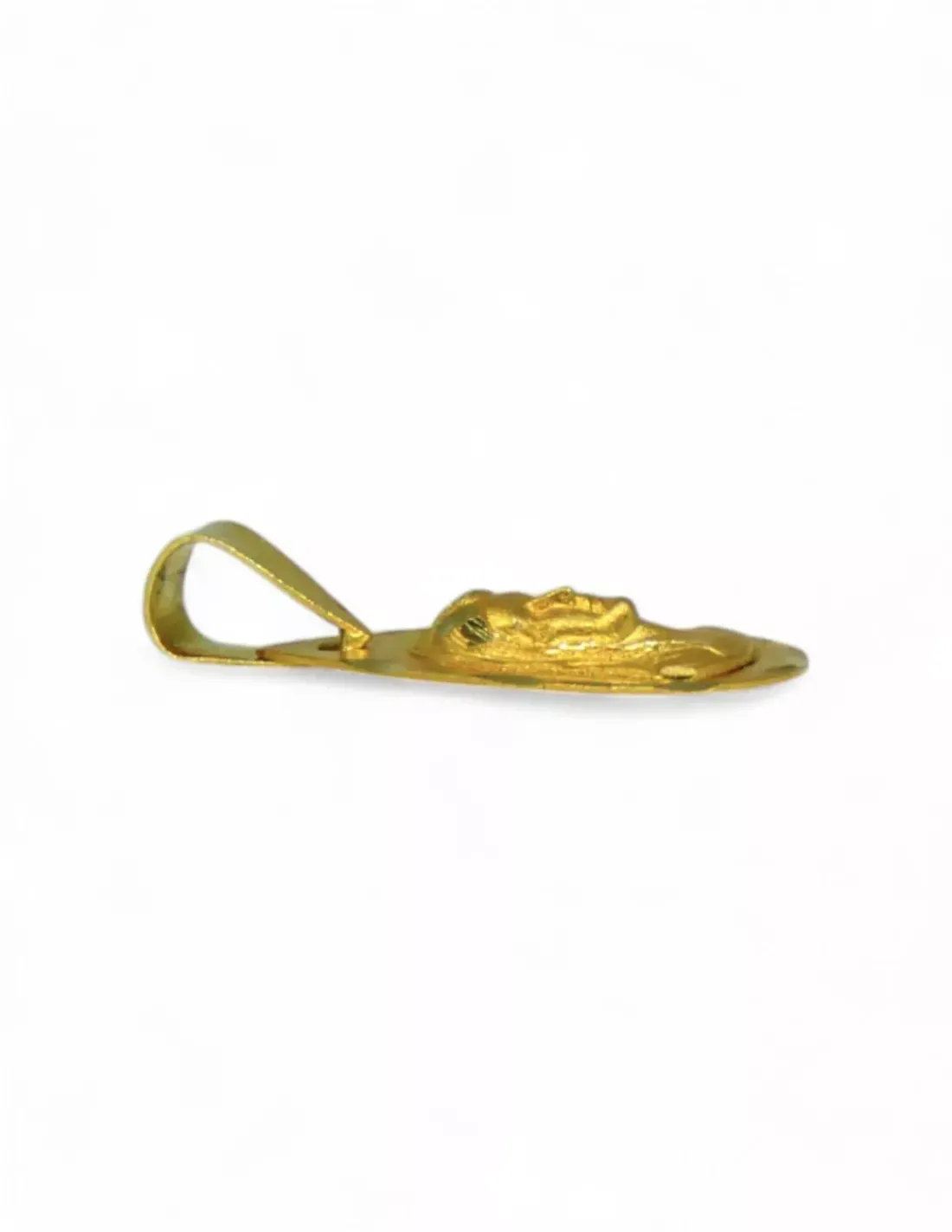 Shop Colgante medalla Virgen niña forma de gota oro 18k Medalla De La Virgen | Colgante Con La Virgen