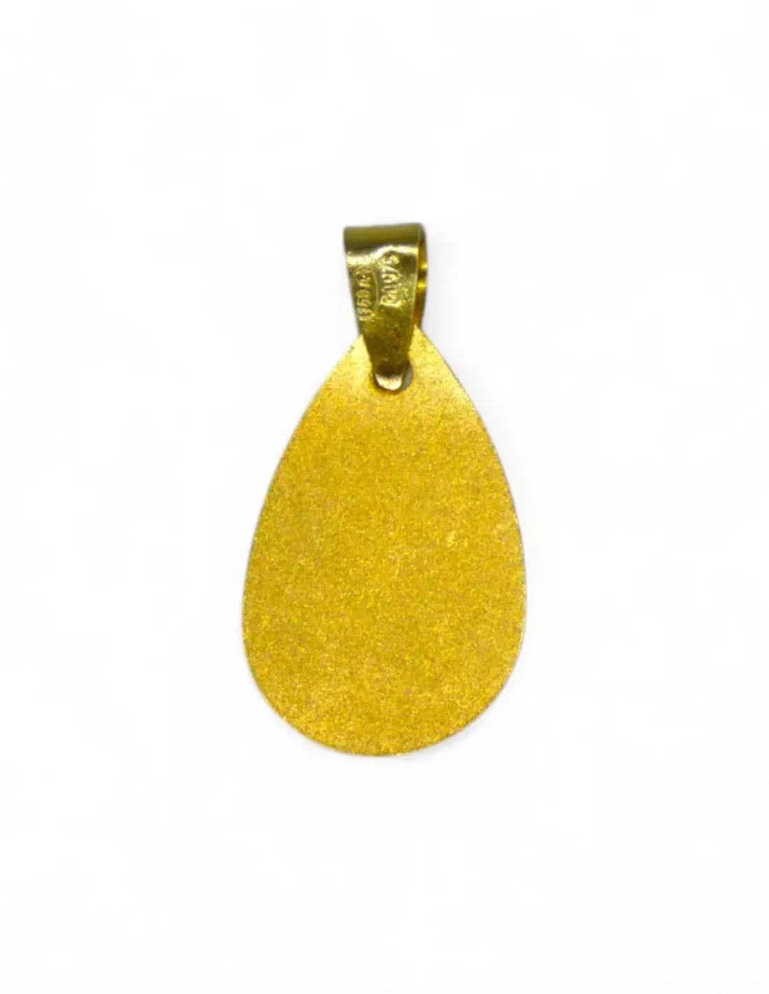 Shop Colgante medalla Virgen niña forma de gota oro 18k Medalla De La Virgen | Colgante Con La Virgen