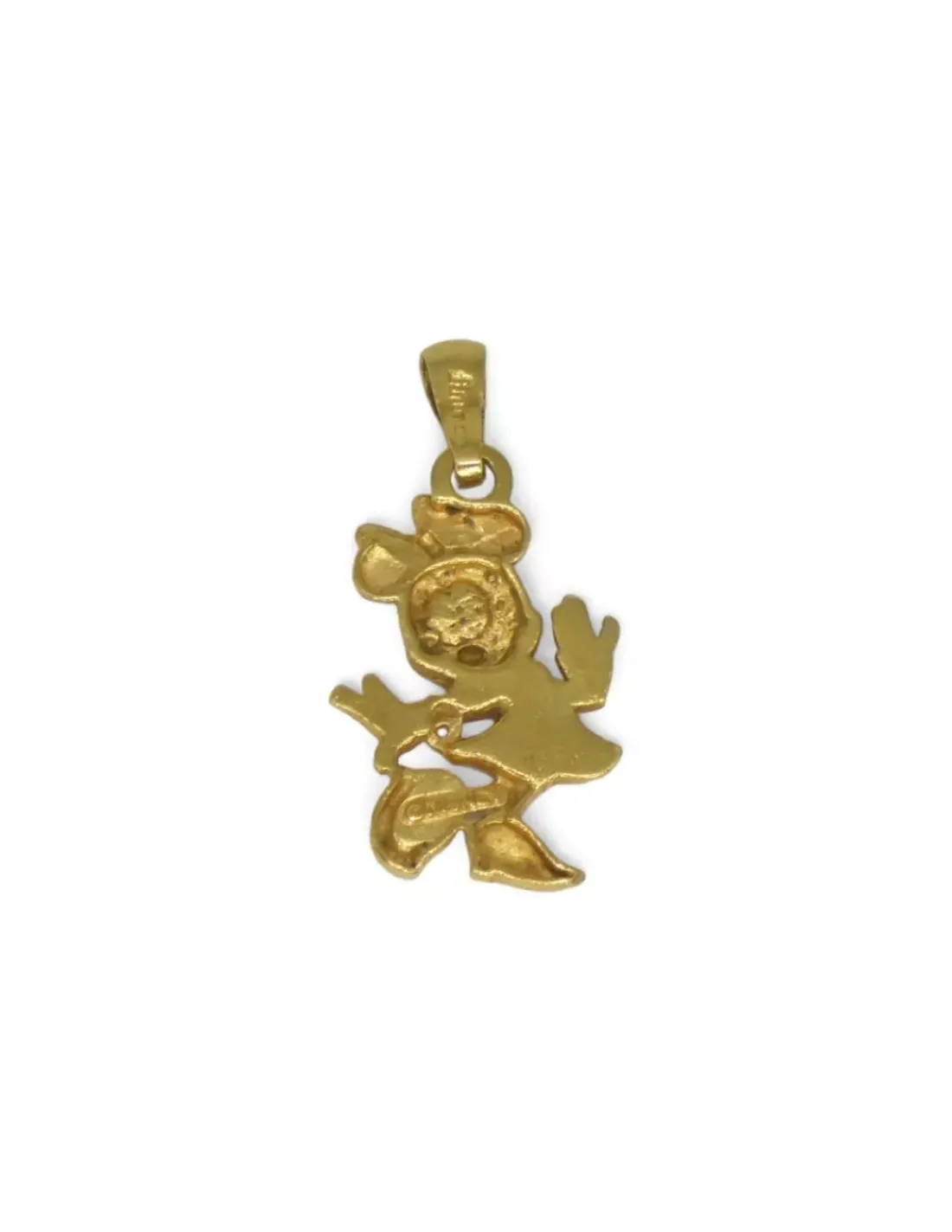 Discount Colgante MINNIE Mouse esmalte rosa oro 18k Medalla Para Bebé | Colgante Para Bebé Y Niños