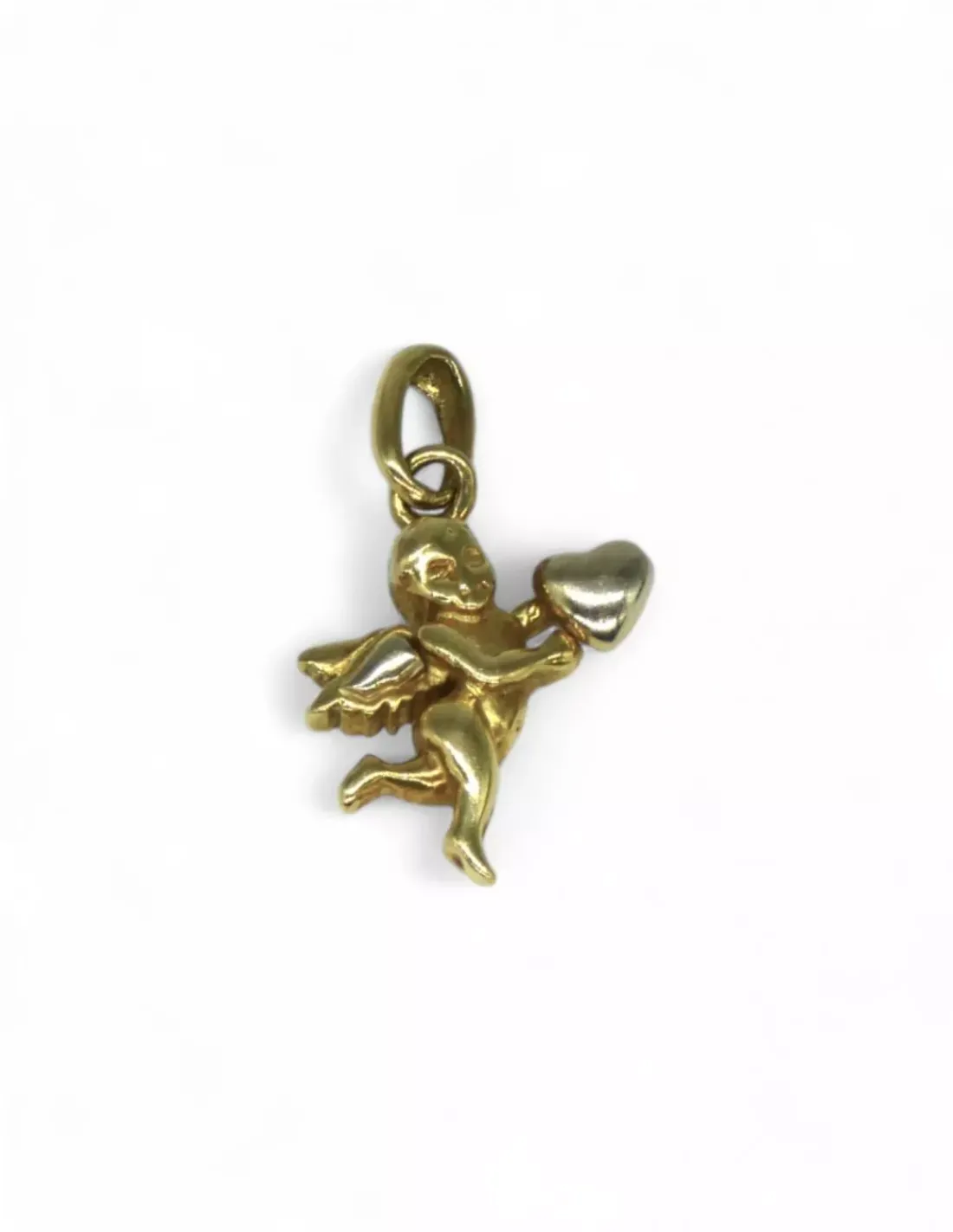 Online Colgante Ángel con corazón oro 18k Colgante De Corazones