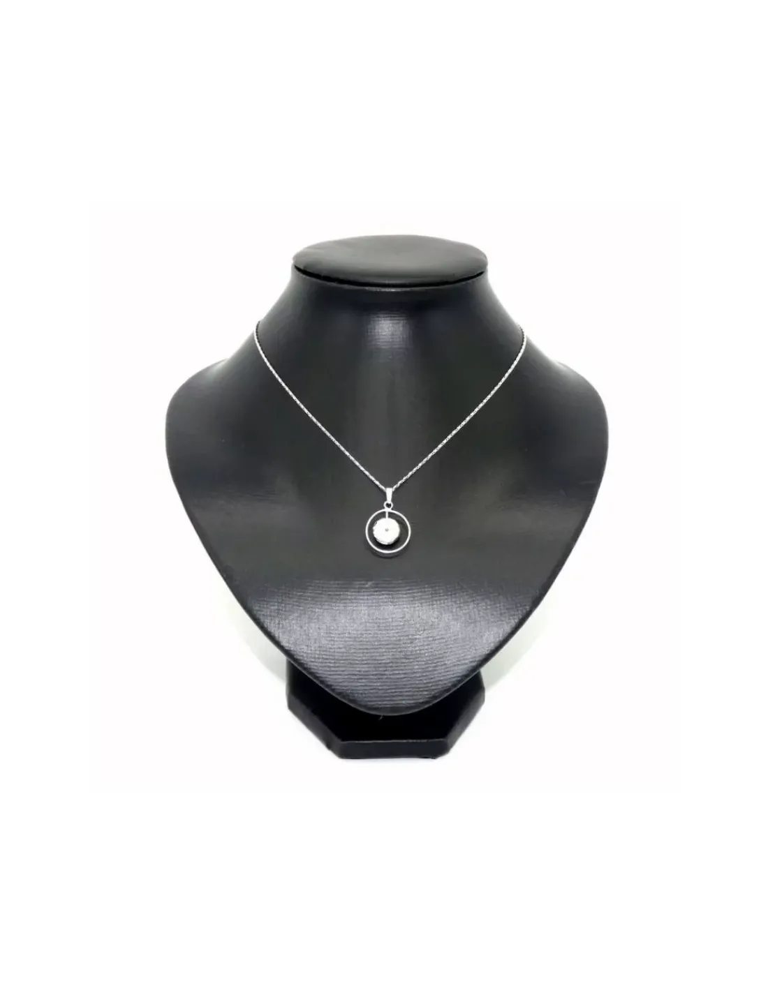 Discount Colgante plata redondo con bola y cadena eslabones valentino - 40 cm Gargantillas De Plata