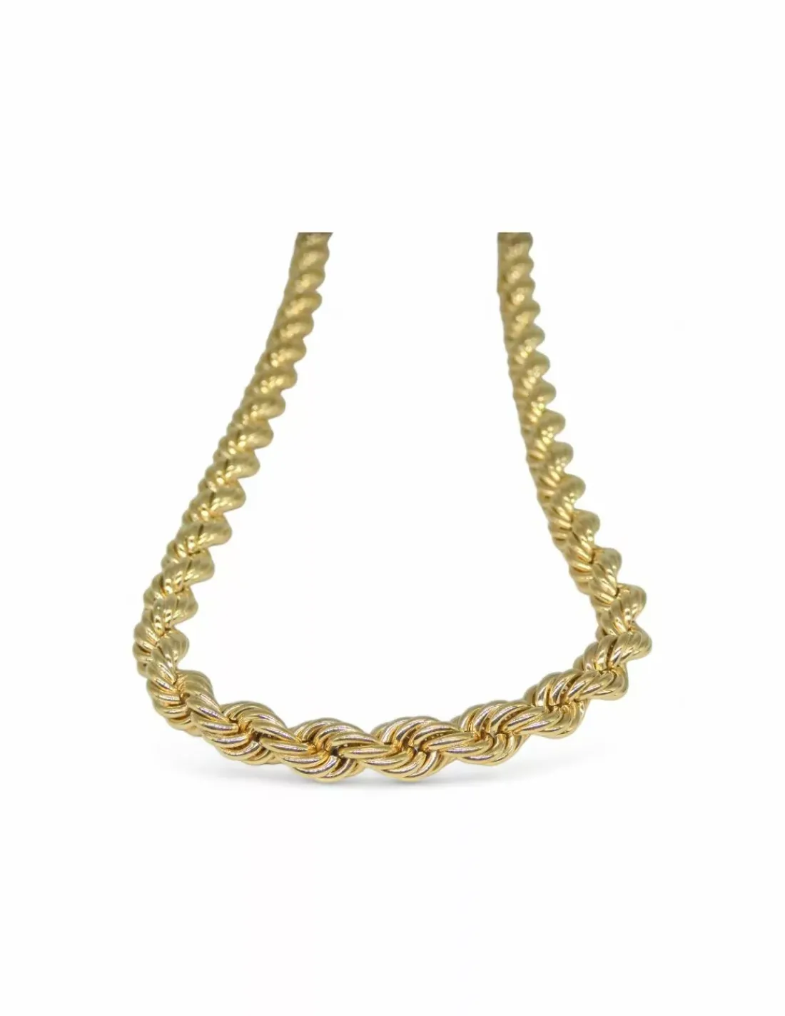 Store Cordón salomónico c. seguridad oro 18k - 51x0.7cm Cordones De Oro