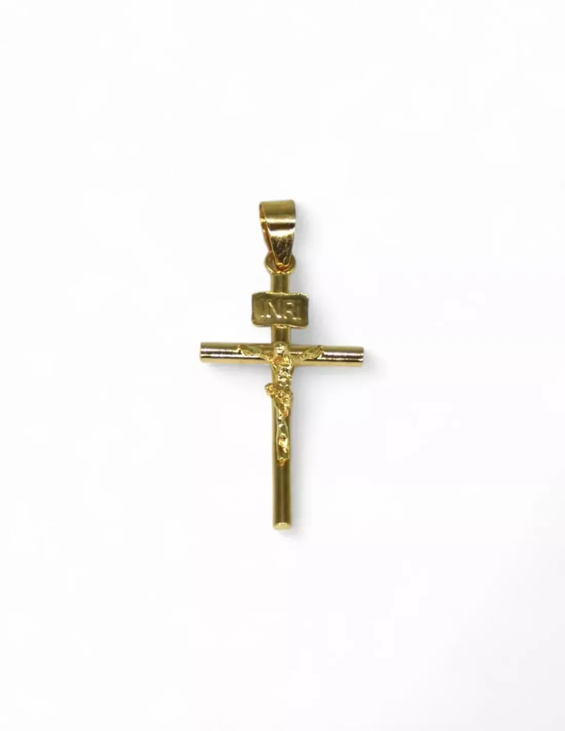 Best Crucifijo de palo redondo oro 18k Crucifijo