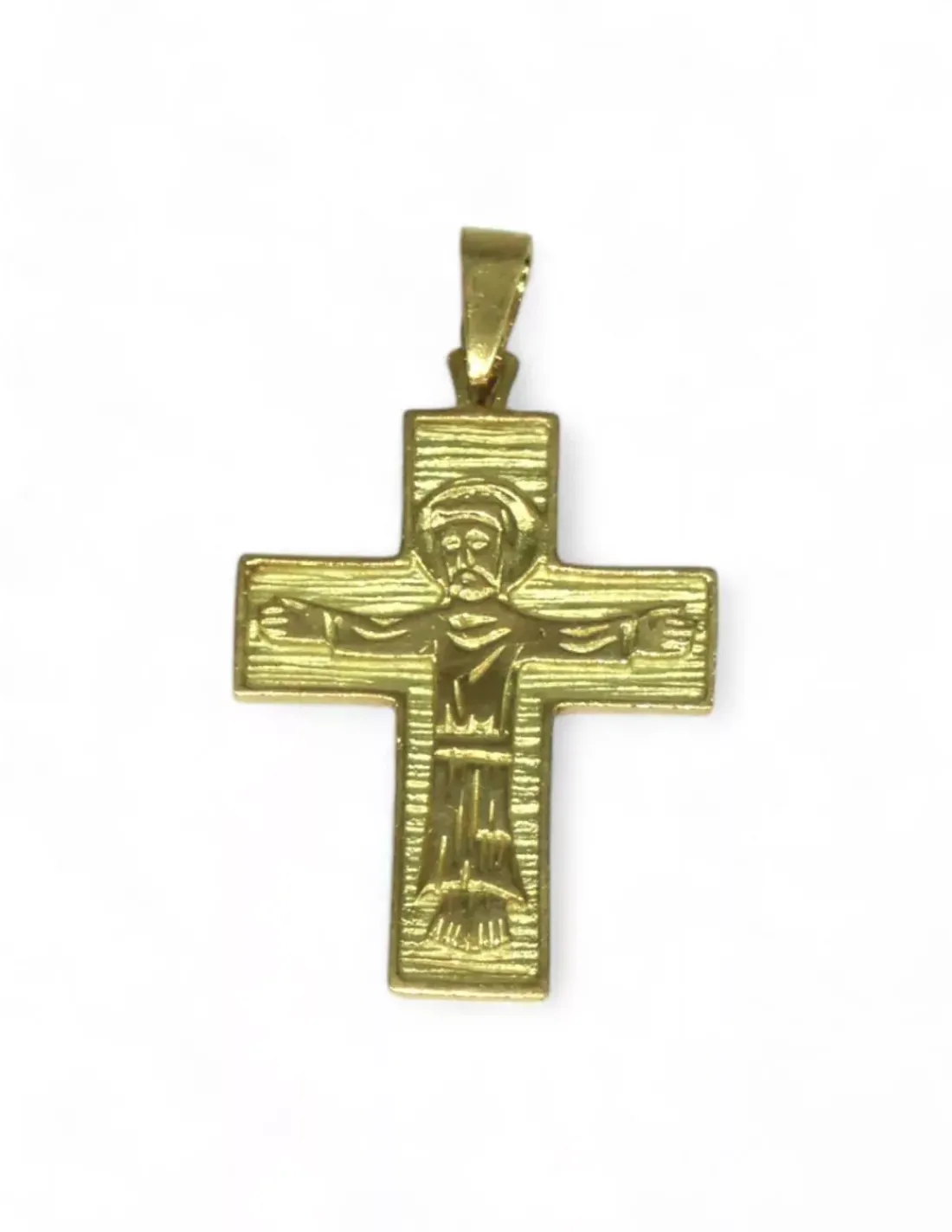 Best Cruz ancha con imagen del Señor oro 18k Medalla De Cristo | Colgante De Cristo