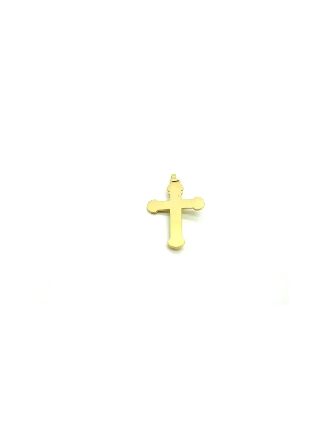 Best Sale Cruz con Cristo mate y brillo oro 18k - 3,7 cm Medalla De Cristo | Colgante De Cristo