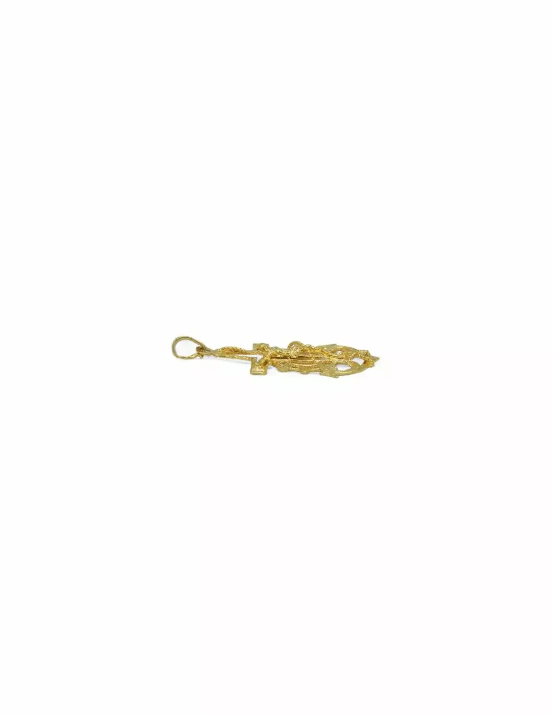Cheap Cruz Marinera con Cristo en relieve oro 18k - 3,5cm Cruces Especiales
