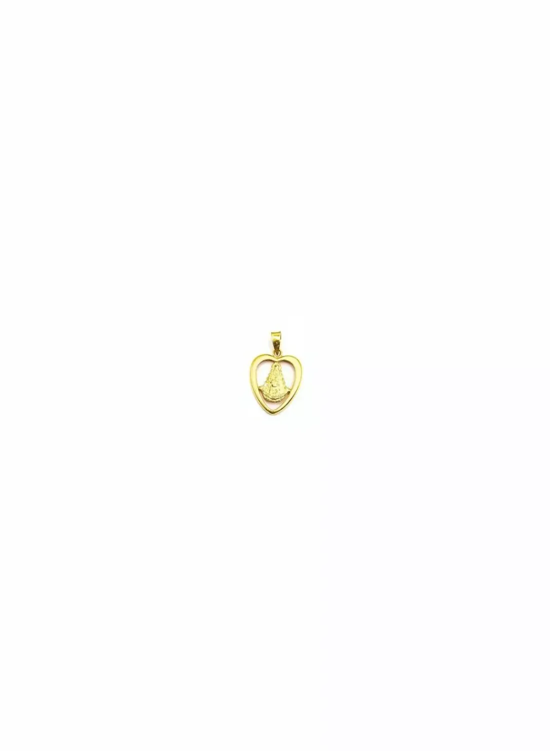Discount Dije corazón calado con virgen oro 18k Medalla De La Virgen | Colgante Con La Virgen