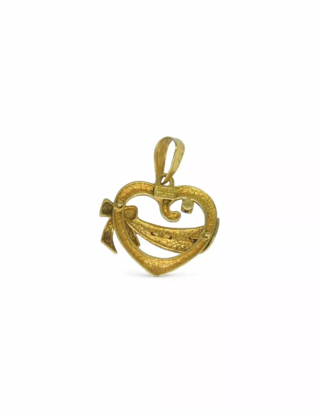 Hot Dije corazón "te amo" oro 18k Colgante De Corazones