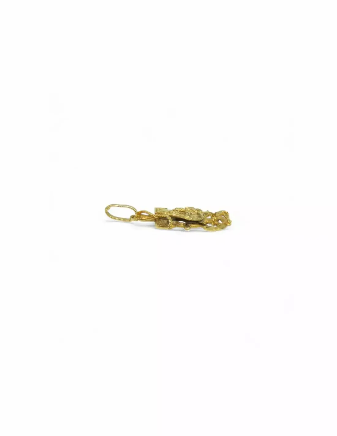 Fashion Dije cruz marinera con Virgen del Carmen oro 18k Medalla De La Virgen | Colgante Con La Virgen