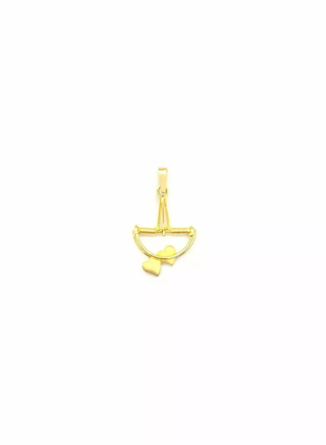 Discount Dije pinza con corazones oro 18k Colgante De Corazones