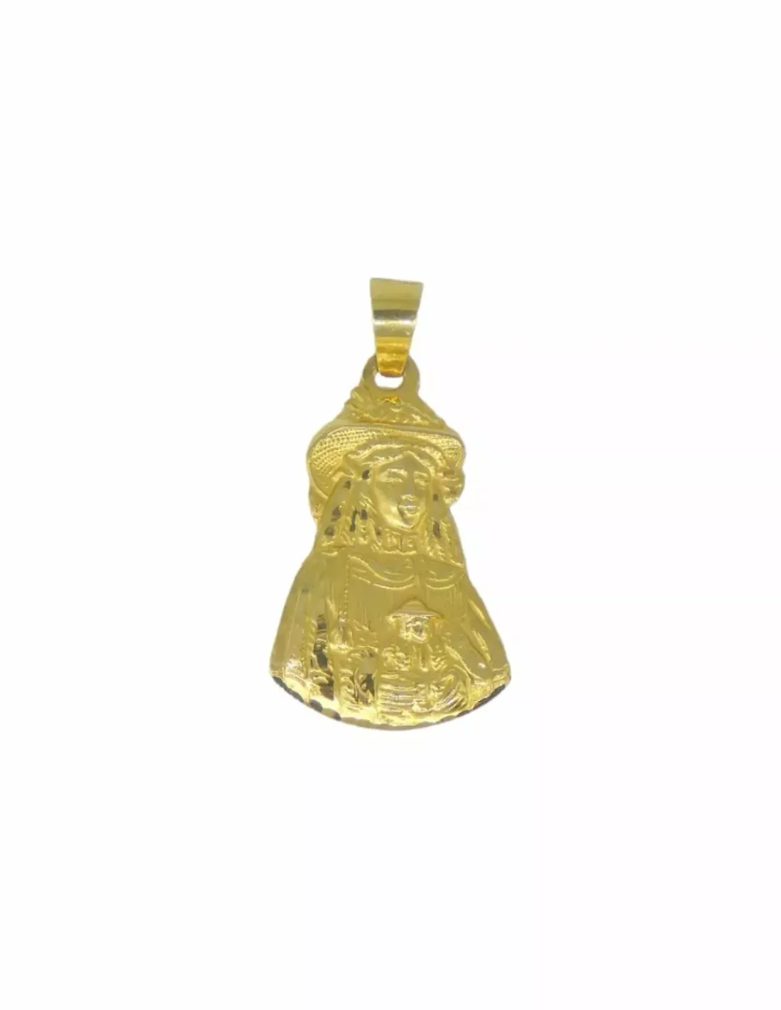 Online Dije silueta Virgen Divina Pastora oro 18k Medalla De La Virgen | Colgante Con La Virgen