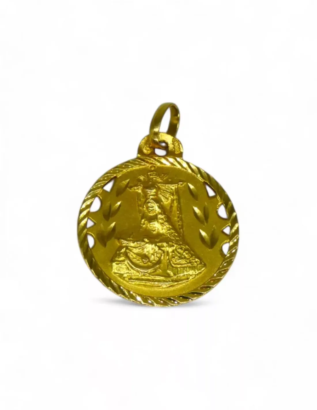 Discount Escapulario corazón de Jesús y virgen de las Angustias oro 18k Medalla De La Virgen | Colgante Con La Virgen