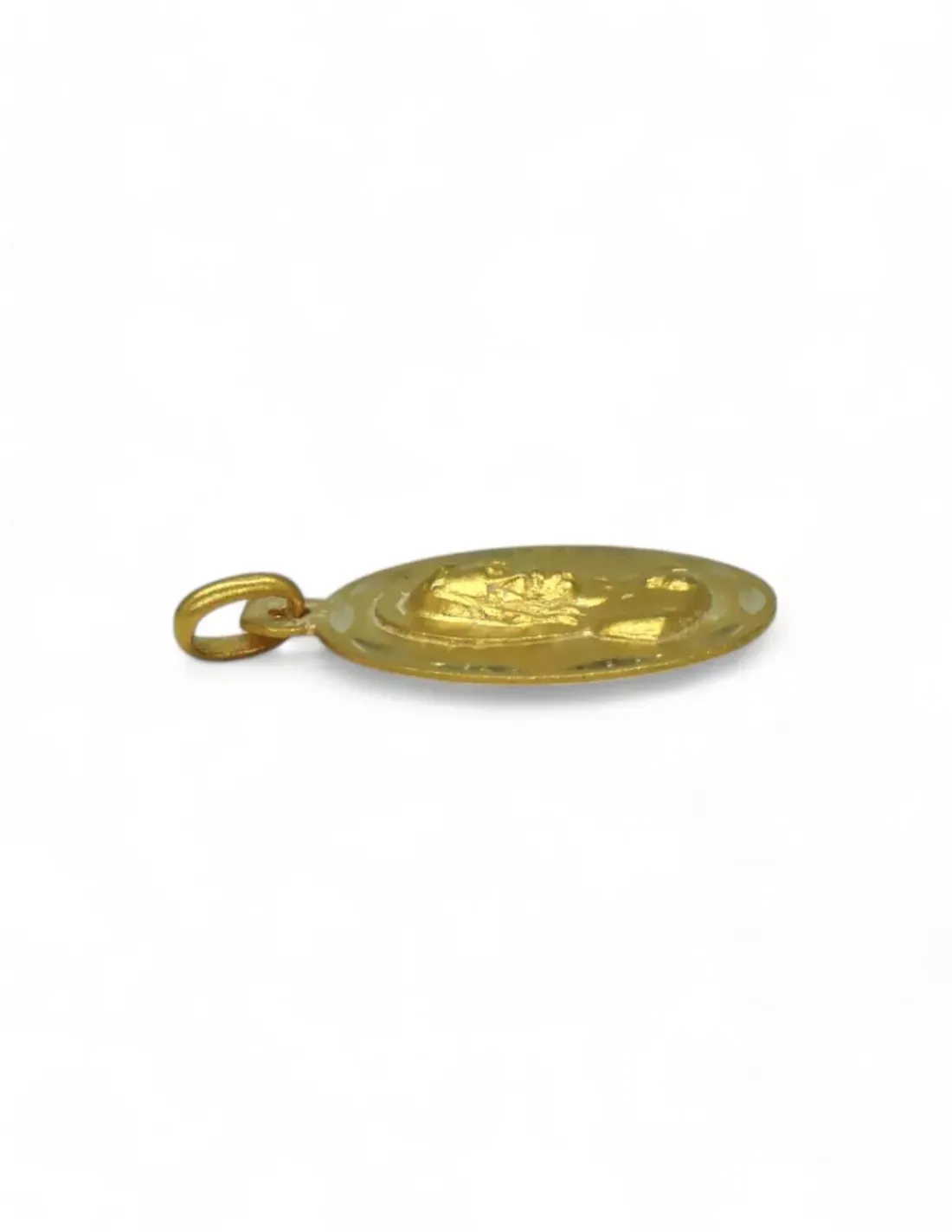 Cheap Escapulario Virgen del Carmen y Corazón de Jesús oro 18k - 2cm Medalla De La Virgen | Medalla De Cristo