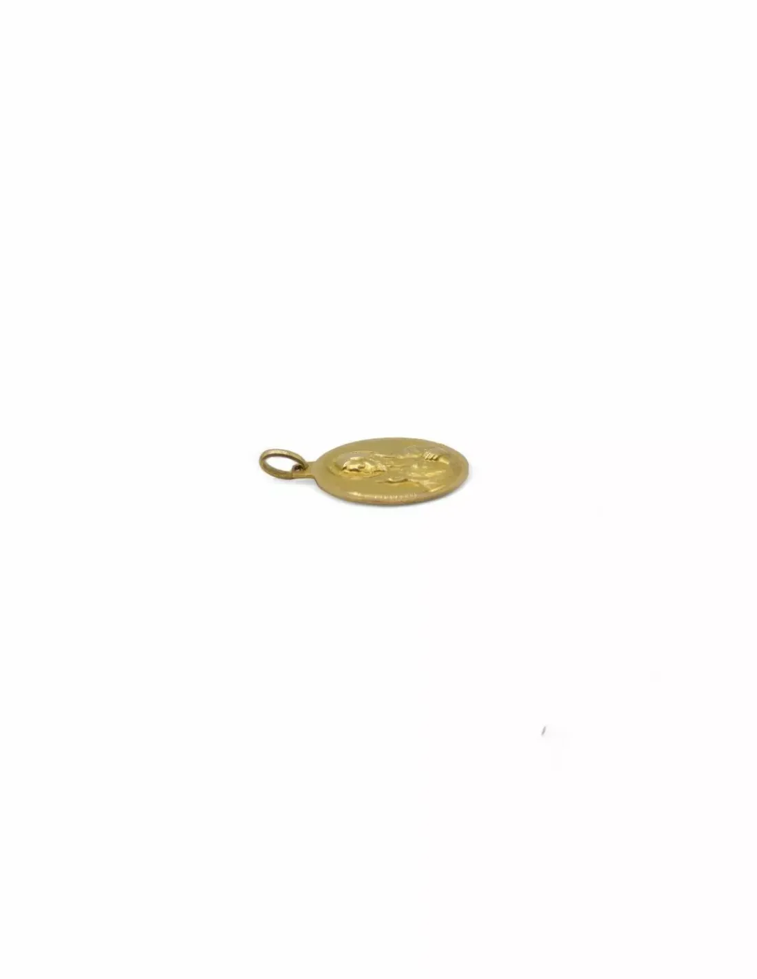 Shop Escapulario Virgen del Carmen y Corazón de Jesús oro 18k - 2,1cm Colgante Con La Virgen | Colgante De Cristo