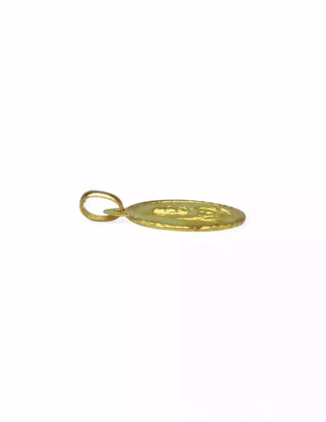Hot Escapulario Virgen del Carmen y Sagrado corazón de Jesús oro 18k - 2cm Medalla De La Virgen | Medalla De Cristo