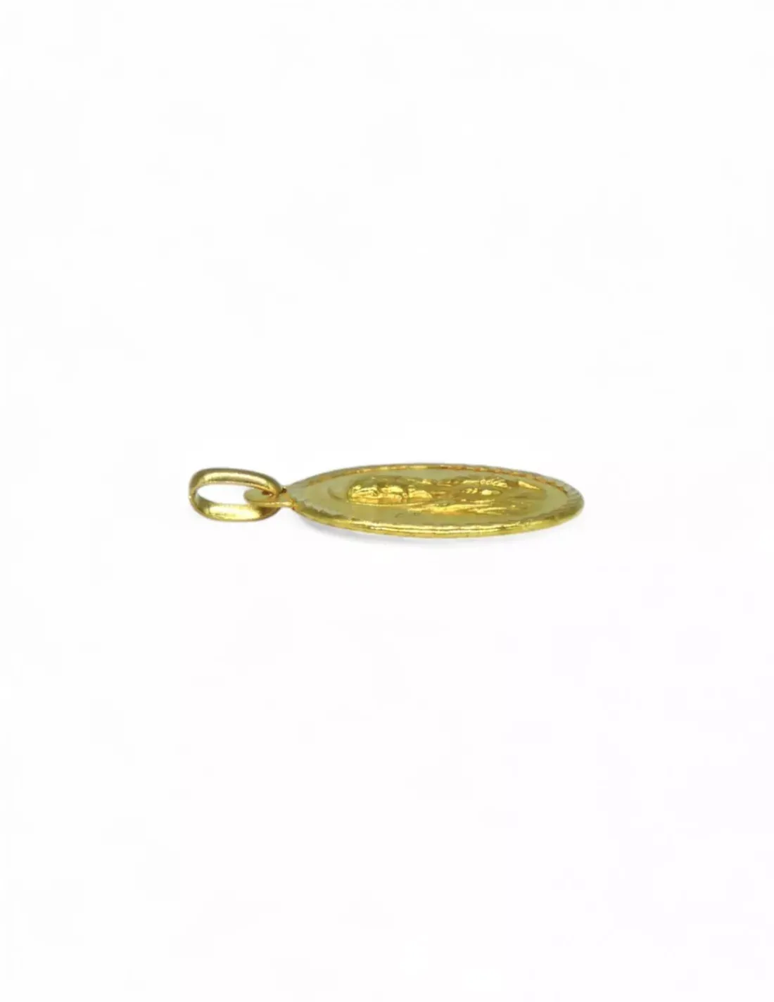 Store Escapulario Virgen del Carmen y Sagrado corazón de Jesús oro 18k - 2cm - 2,37gr Medalla De La Virgen | Medalla De Cristo