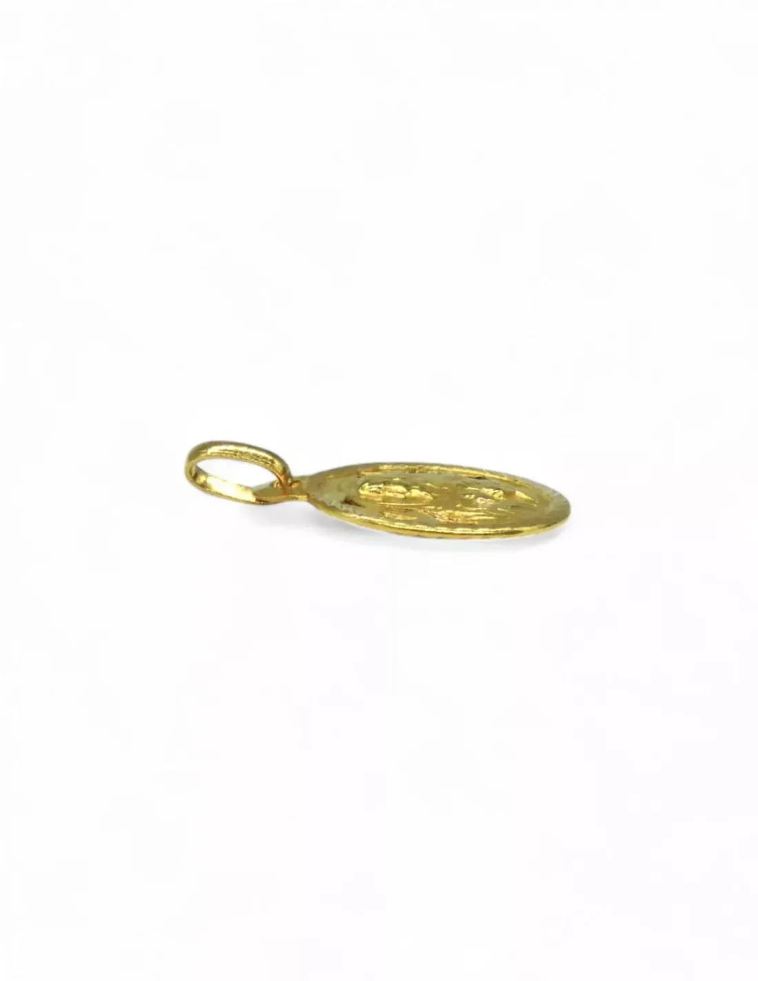 Clearance Escapulario Virgen del Carmen y Sagrado Corazón de Jesús oro 18k - 2cm - 1,88gr Medalla De La Virgen | Medalla De Cristo