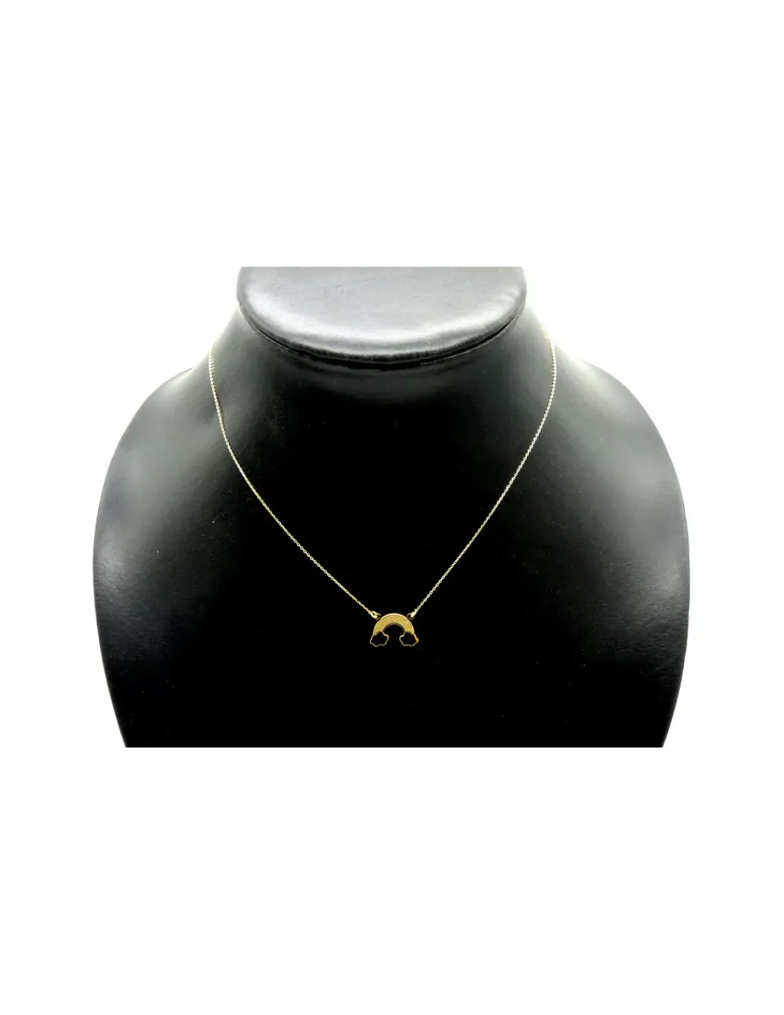 Store Gargantilla colgante arcoíris de oro 18k - 44 cm Cadenas De Oro