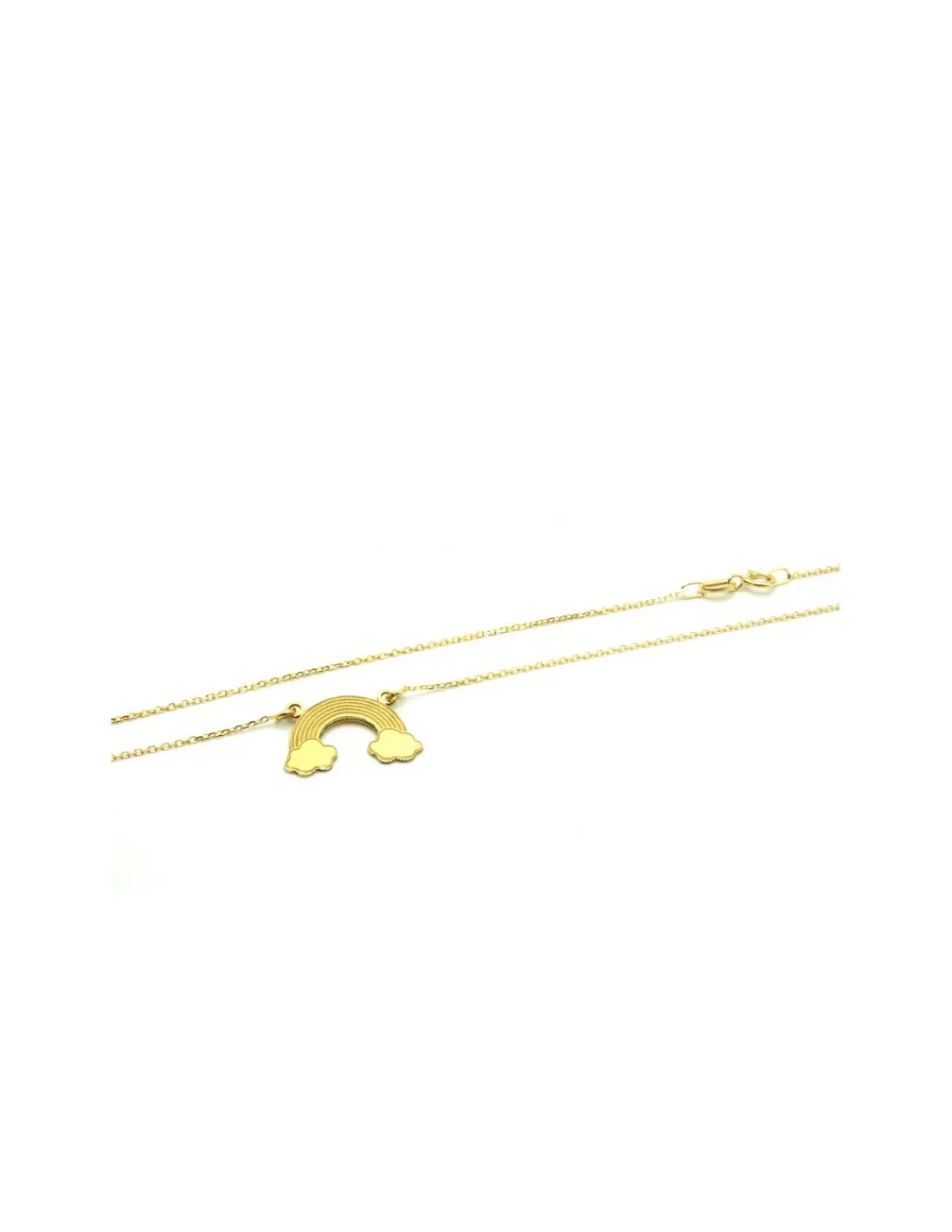 Store Gargantilla colgante arcoíris de oro 18k - 44 cm Cadenas De Oro