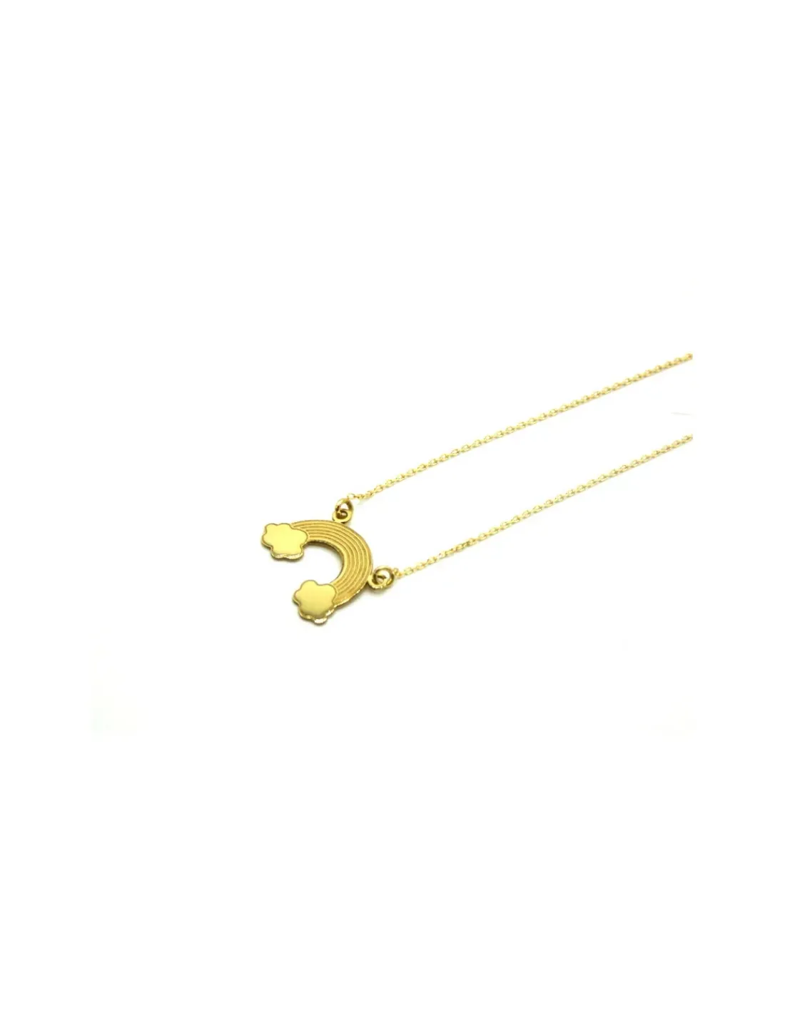 Store Gargantilla colgante arcoíris de oro 18k - 44 cm Cadenas De Oro