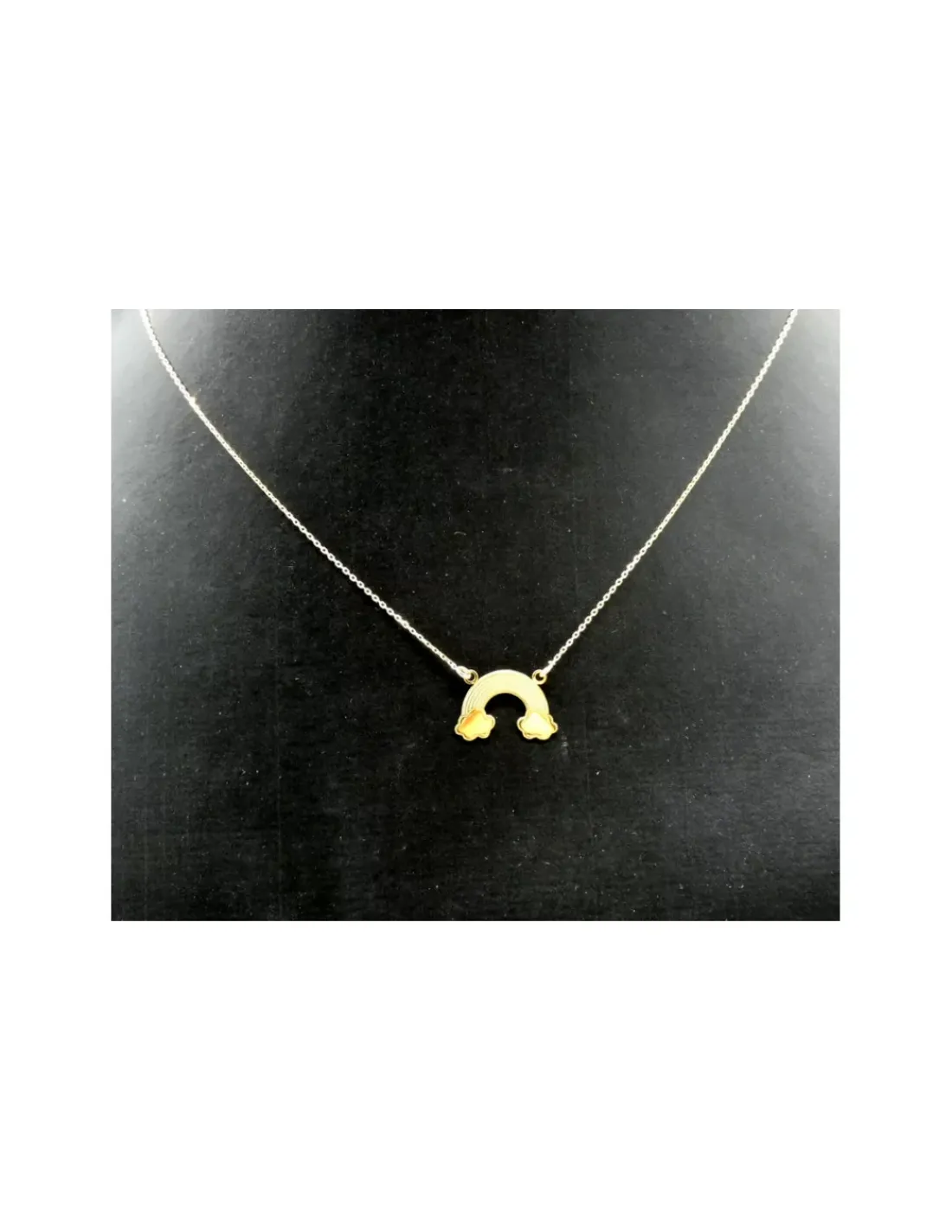 Store Gargantilla colgante arcoíris de oro 18k - 44 cm Cadenas De Oro