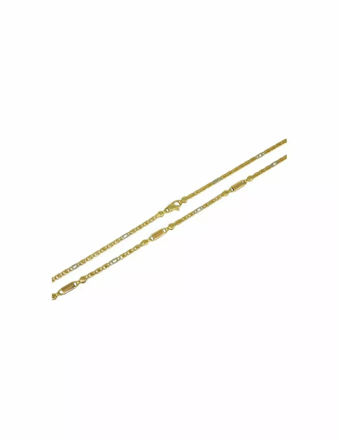 Cheap Gargantilla eslabón Italiano bicolor 18k - 46cm Gargantillas De Oro | Cadenas De Oro