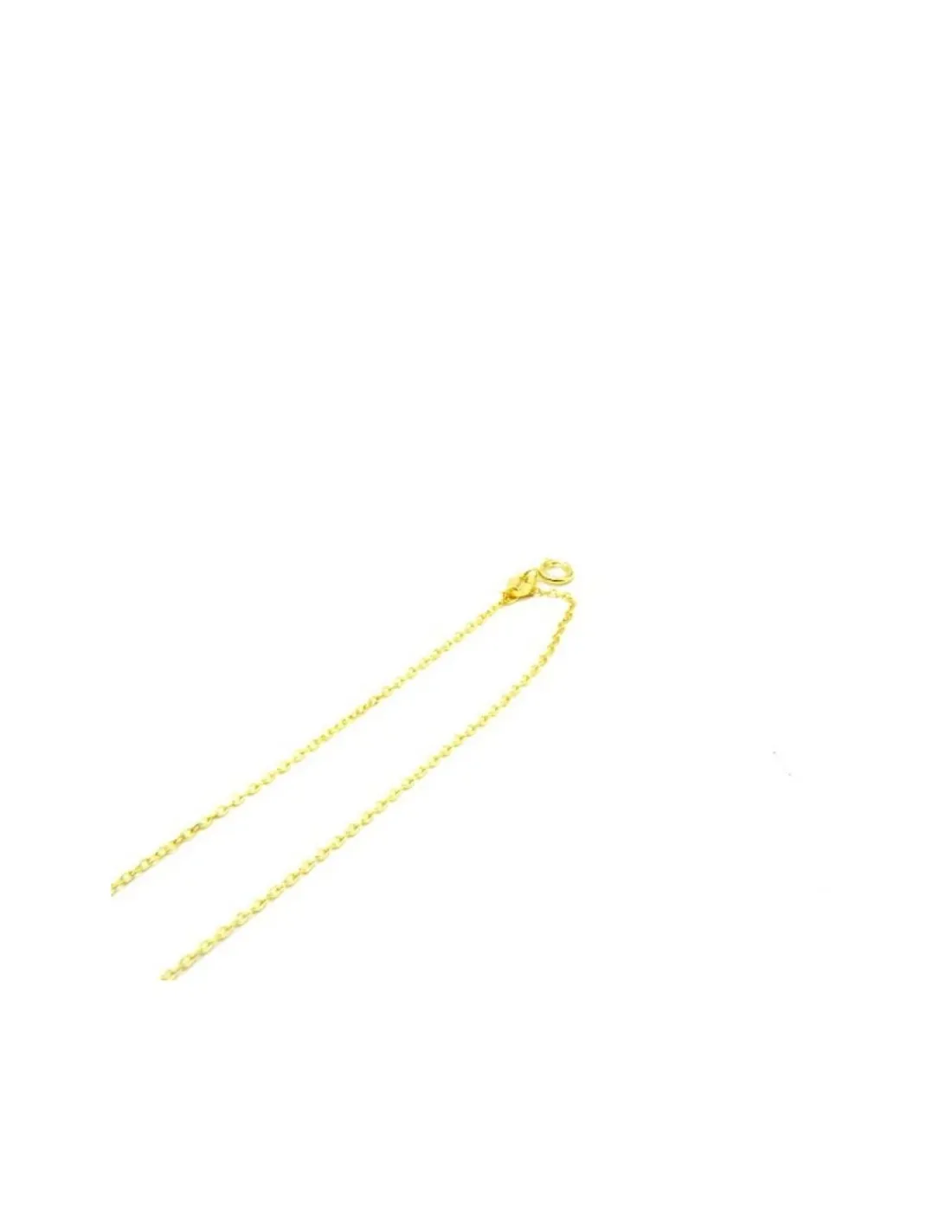 Sale Gargantilla plata chapada oro doble cadena media luna y estrella circonitas - 44cm Gargantillas De Plata